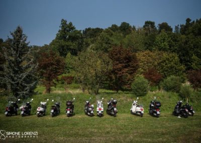 moto dello sposo al Matrimonio country chic in Villa Pesenti Agliardi, Bergamo