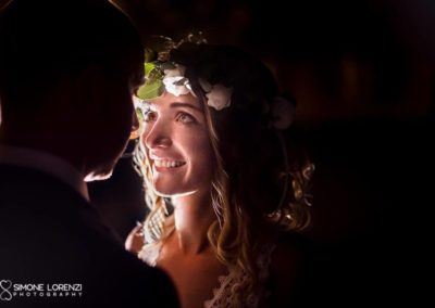 sposa bellissima notturna al Matrimonio civile in Villa Pesenti Agliardi, Bergamo