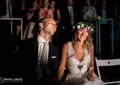 sposi commossi al Matrimonio civile in Villa Pesenti Agliardi, Bergamo